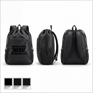 Gear Bag, Mercer county sheriff operations unit, Police, Teamtime, Team time, sublimation, custom sports apparel, team uniforms, spirit wear, spiritwear, sports uniforms, custom shirts, team store, custom team store, fundraiser sports, apparel fundraiser