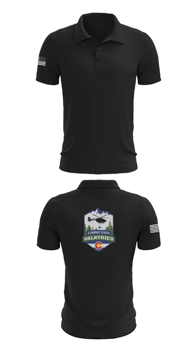 D Co 3-140th AVN 89038545 Short Sleeve Performance Polo - 26