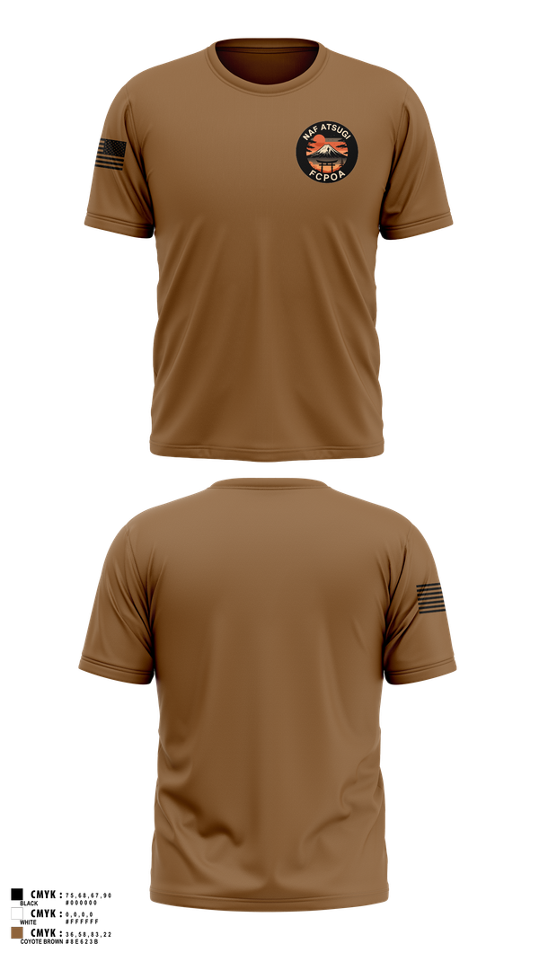 Old School Cotton Feel Shirt, NAF ATSUGI FCPOA, Navy, Teamtime, Team time, sublimation, custom sports apparel, team uniforms, spirit wear, spiritwear, sports uniforms, custom shirts, team store, custom team store, fundraiser sports, apparel fundraiser
