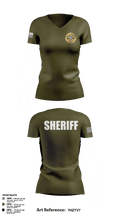 Greene County Sheriff’s Office Women's Short Sleeve V-neck Shirt - 4