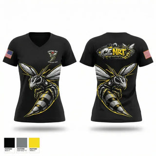 Womens Short Sleeve Vneck Shirt, PPB NRT/Bike Squad, Police, Teamtime, Team time, sublimation, custom sports apparel, team uniforms, spirit wear, spiritwear, sports uniforms, custom shirts, team store, custom team store, fundraiser sports, apparel fundraiser