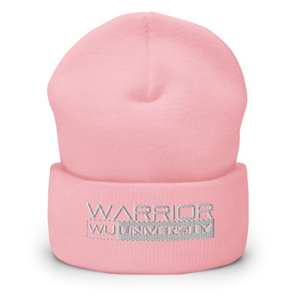 Warrior University Cuffed Beanie | Yupoong 1501KC
