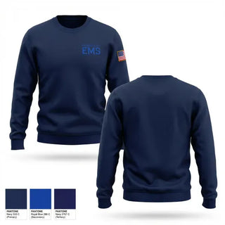 Crew Neck Sweatshirt, Alexander City EMS, EMS/EMT, Teamtime, Team time, sublimation, custom sports apparel, team uniforms, spirit wear, spiritwear, sports uniforms, custom shirts, team store, custom team store, fundraiser sports, apparel fundraiser