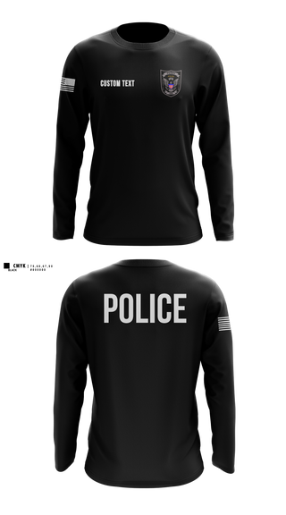 Long Sleeve Performance Shirt, PERRY POLICE DEPARTMENT, Police, Teamtime, Team time, sublimation, custom sports apparel, team uniforms, spirit wear, spiritwear, sports uniforms, custom shirts, team store, custom team store, fundraiser sports, apparel fundraiser