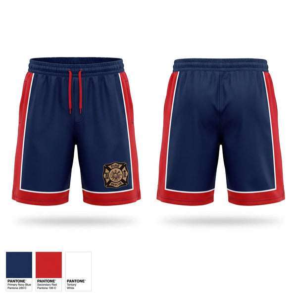 Athletic Shorts With Pockets, Joppa Fire rescue, Fire Department, Teamtime, Team time, sublimation, custom sports apparel, team uniforms, spirit wear, spiritwear, sports uniforms, custom shirts, team store, custom team store, fundraiser sports, apparel fundraiser