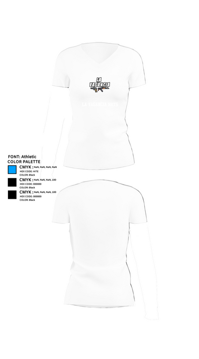 La Vagancia Hats 29971580 Women's Short Sleeve V-neck Shirt - 18