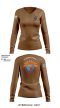 TF BATAAN S1 74861881 Women's Long Sleeve V-neck Shirt - 100