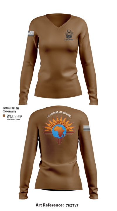 TF BATAAN S1 74861881 Women's Long Sleeve V-neck Shirt - 100