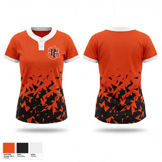 Two Button Softball Jersey, Lady Tigers, Softball, Teamtime, Team time, sublimation, custom sports apparel, team uniforms, spirit wear, spiritwear, sports uniforms, custom shirts, team store, custom team store, fundraiser sports, apparel fundraiser