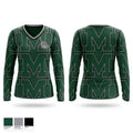 Monrovia Bulldogs Women's Long Sleeve V-neck Shirt - 1