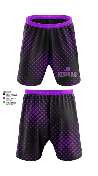 Athletic Shorts With Pockets, JR Kobras, Softball, Teamtime, Team time, sublimation, custom sports apparel, team uniforms, spirit wear, spiritwear, sports uniforms, custom shirts, team store, custom team store, fundraiser sports, apparel fundraiser