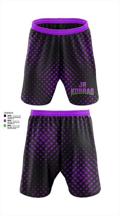 JR Kobras Athletic Shorts With Pockets - 3