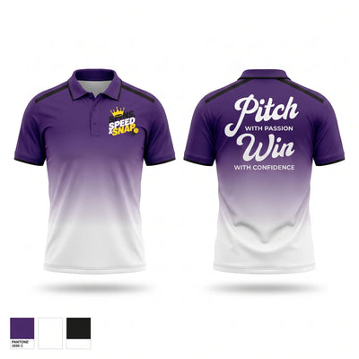 Spins, Speed & Snap Pitching Short Sleeve Performance Polo - 1