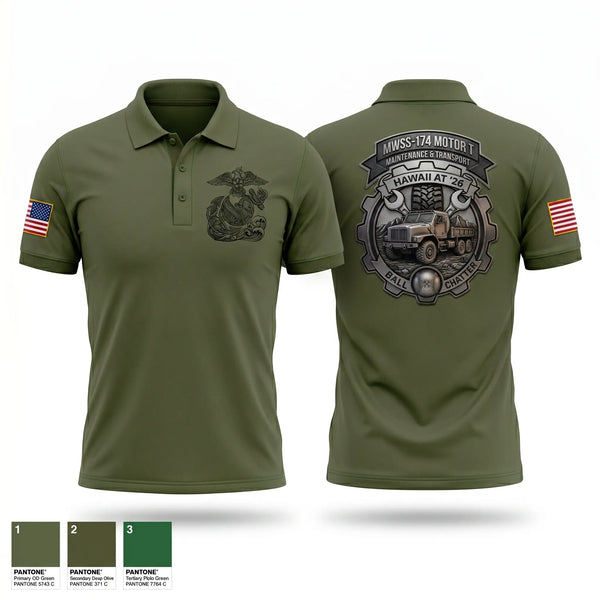 Short Sleeve Performance Polo, Annual Training 2026, Marines, Teamtime, Team time, sublimation, custom sports apparel, team uniforms, spirit wear, spiritwear, sports uniforms, custom shirts, team store, custom team store, fundraiser sports, apparel fundraiser
