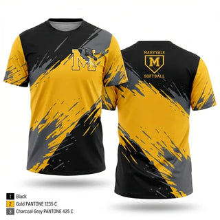 Soft Poly Tee Cotton Like Feel, Maryvale, Softball, Teamtime, Team time, sublimation, custom sports apparel, team uniforms, spirit wear, spiritwear, sports uniforms, custom shirts, team store, custom team store, fundraiser sports, apparel fundraiser
