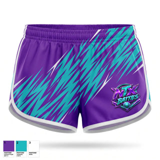 Womens Shorts, NTX BATTIES, Softball, Teamtime, Team time, sublimation, custom sports apparel, team uniforms, spirit wear, spiritwear, sports uniforms, custom shirts, team store, custom team store, fundraiser sports, apparel fundraiser