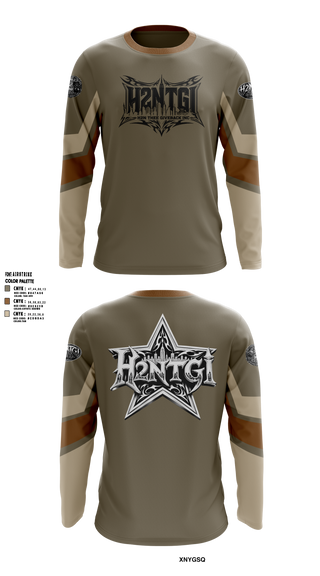 Long Sleeve Performance Shirt, THEE NATION OF H2N, Men's Basketball, Teamtime, Team time, sublimation, custom sports apparel, team uniforms, spirit wear, spiritwear, sports uniforms, custom shirts, team store, custom team store, fundraiser sports, apparel fundraiser