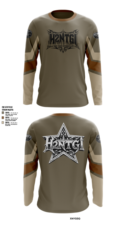 THEE NATION OF H2N Long Sleeve Performance Shirt 5
