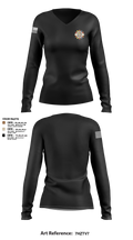 A co 1/109 75312716 Women's Long Sleeve V-neck Shirt - 4