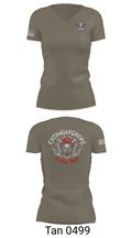 HQ PLT, HHC, 508th MP BN (D) 41529202 Women's Short Sleeve V-neck Shirt - 68