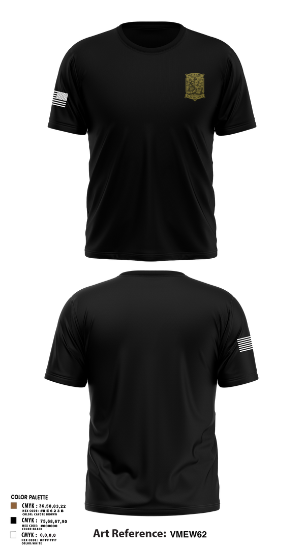 Short Sleeve Performance Shirt, 665th SMC, Army, Teamtime, Team time, sublimation, custom sports apparel, team uniforms, spirit wear, spiritwear, sports uniforms, custom shirts, team store, custom team store, fundraiser sports, apparel fundraiser