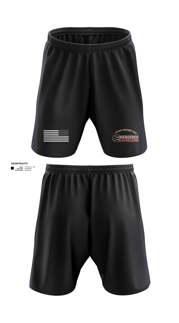 Athletic Shorts With Pockets, Emergency Ambulance Service, EMS/EMT, Teamtime, Team time, sublimation, custom sports apparel, team uniforms, spirit wear, spiritwear, sports uniforms, custom shirts, team store, custom team store, fundraiser sports, apparel fundraiser