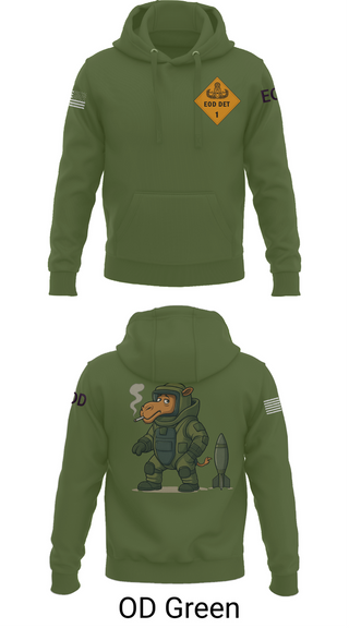 Hoodie, 1st EOD DET, , Teamtime, Team time, sublimation, custom sports apparel, team uniforms, spirit wear, spiritwear, sports uniforms, custom shirts, team store, custom team store, fundraiser sports, apparel fundraiser