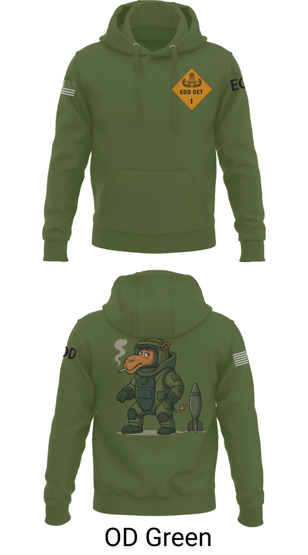 Hoodie, 1st EOD DET, , Teamtime, Team time, sublimation, custom sports apparel, team uniforms, spirit wear, spiritwear, sports uniforms, custom shirts, team store, custom team store, fundraiser sports, apparel fundraiser