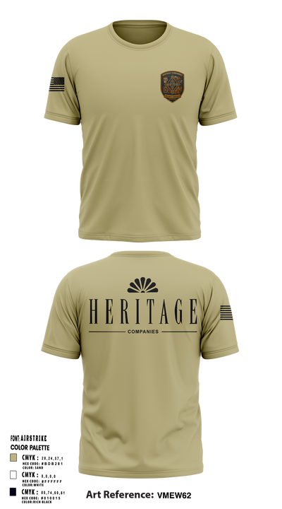Heritage Companies Security Services Division 74805254 Short Sleeve Performance Shirt - 6