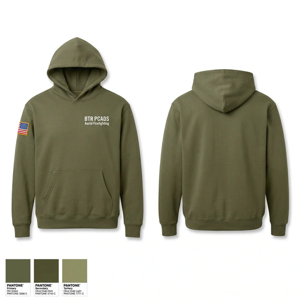 Hoodie, BTR PCADS Aerial Firefighting, Fire Department, Teamtime, Team time, sublimation, custom sports apparel, team uniforms, spirit wear, spiritwear, sports uniforms, custom shirts, team store, custom team store, fundraiser sports, apparel fundraiser