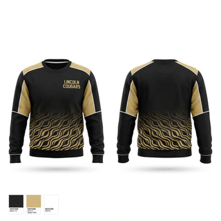 Crew Neck Sweatshirt, LINCOLN COUGARS, , Teamtime, Team time, sublimation, custom sports apparel, team uniforms, spirit wear, spiritwear, sports uniforms, custom shirts, team store, custom team store, fundraiser sports, apparel fundraiser