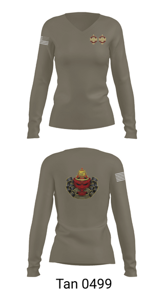 Womens Long Sleeve Vneck Shirt, 524TH DSSB, Army, Teamtime, Team time, sublimation, custom sports apparel, team uniforms, spirit wear, spiritwear, sports uniforms, custom shirts, team store, custom team store, fundraiser sports, apparel fundraiser