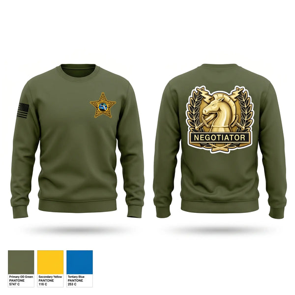 Crew Neck Sweatshirt, Columbia County, Police, Teamtime, Team time, sublimation, custom sports apparel, team uniforms, spirit wear, spiritwear, sports uniforms, custom shirts, team store, custom team store, fundraiser sports, apparel fundraiser