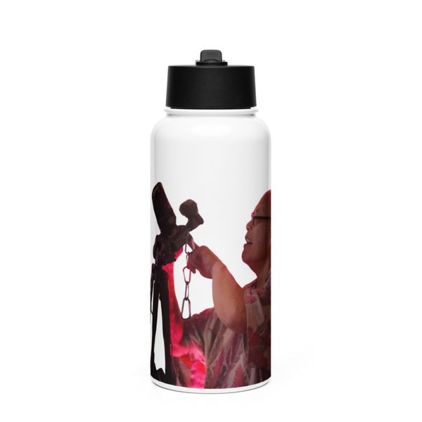 briancruze_usa 72825870 Stainless Steel Water Bottle with a Straw Lid