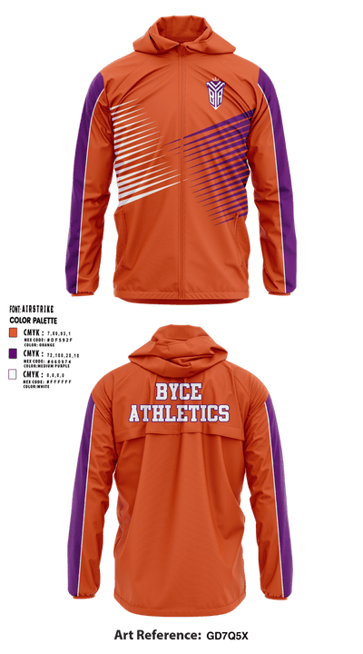 BYCE ATHLETICS 18631614 Windbreaker - 1