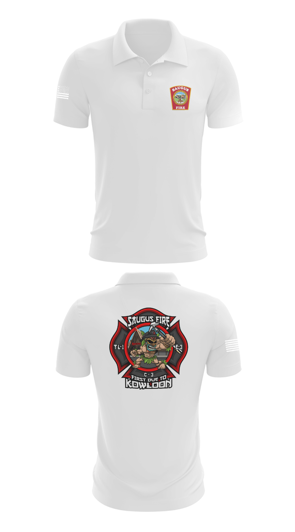 Short Sleeve Performance Polo, Saugus Fire Department, Fire Department, Teamtime, Team time, sublimation, custom sports apparel, team uniforms, spirit wear, spiritwear, sports uniforms, custom shirts, team store, custom team store, fundraiser sports, apparel fundraiser