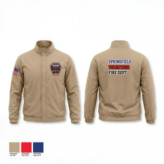 Windbreaker, Springfield Volunteer Fire Dept., Fire Department, Teamtime, Team time, sublimation, custom sports apparel, team uniforms, spirit wear, spiritwear, sports uniforms, custom shirts, team store, custom team store, fundraiser sports, apparel fundraiser
