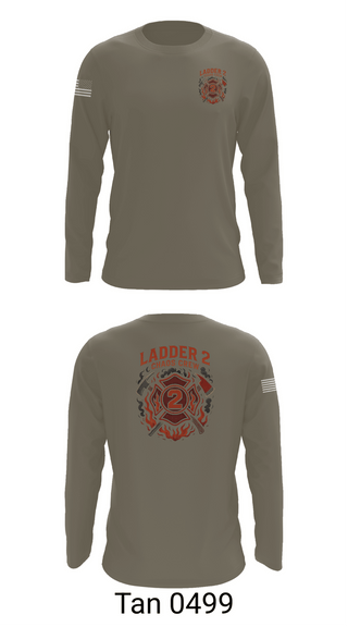 Long Sleeve Performance Shirt, Ladder 2, Fire Department, Teamtime, Team time, sublimation, custom sports apparel, team uniforms, spirit wear, spiritwear, sports uniforms, custom shirts, team store, custom team store, fundraiser sports, apparel fundraiser