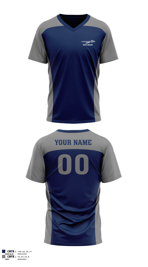 Mens Soccer Jersey, NAPA, Men's Soccer, Teamtime, Team time, sublimation, custom sports apparel, team uniforms, spirit wear, spiritwear, sports uniforms, custom shirts, team store, custom team store, fundraiser sports, apparel fundraiser