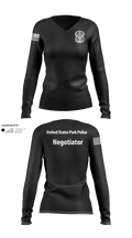 Crisis Negotiations Team 48529497 Women's Long Sleeve V-neck Shirt - 120