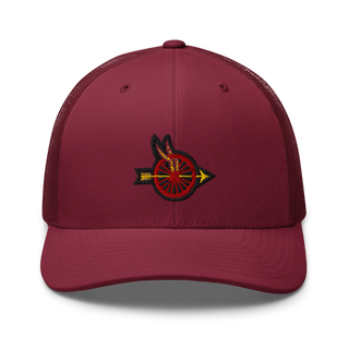 Jefferson Area Motor Squad 38123236 Retro Trucker Hat | Yupoong 6606