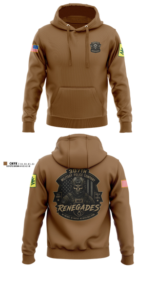 Hoodie, 307TH Military Police Company, Army, Teamtime, Team time, sublimation, custom sports apparel, team uniforms, spirit wear, spiritwear, sports uniforms, custom shirts, team store, custom team store, fundraiser sports, apparel fundraiser
