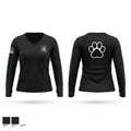 Fountain Valley Police Department K9 Unit Old School Cotton Feel Shirt - 1