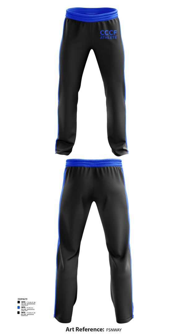 Sweatpants, CCCF, Track & Field, Teamtime, Team time, sublimation, custom sports apparel, team uniforms, spirit wear, spiritwear, sports uniforms, custom shirts, team store, custom team store, fundraiser sports, apparel fundraiser