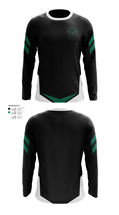 NSU Riverhawks Football 89263546 Long Sleeve Performance Shirt 21