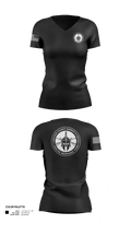 Hancock County Special Response Team 22782583 Women's Short Sleeve V-neck Shirt - 21