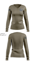 Robstown Police Department Narcotics Division Women's Long Sleeve V-neck Shirt - 61