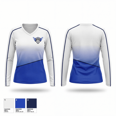 North County Senior Softball 95278981 Women's Long Sleeve V-neck Shirt - 1