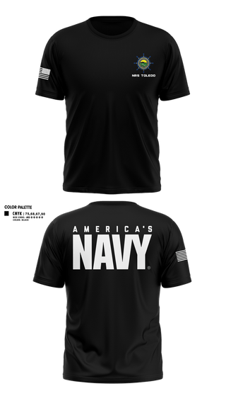 Short Sleeve Performance Shirt, NRS TOLEDO, Navy, Teamtime, Team time, sublimation, custom sports apparel, team uniforms, spirit wear, spiritwear, sports uniforms, custom shirts, team store, custom team store, fundraiser sports, apparel fundraiser