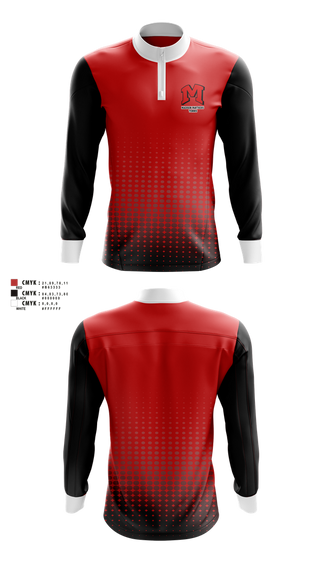 Quarter Zip Jacket, Madison Panthers Tennis, Tennis, Teamtime, Team time, sublimation, custom sports apparel, team uniforms, spirit wear, spiritwear, sports uniforms, custom shirts, team store, custom team store, fundraiser sports, apparel fundraiser